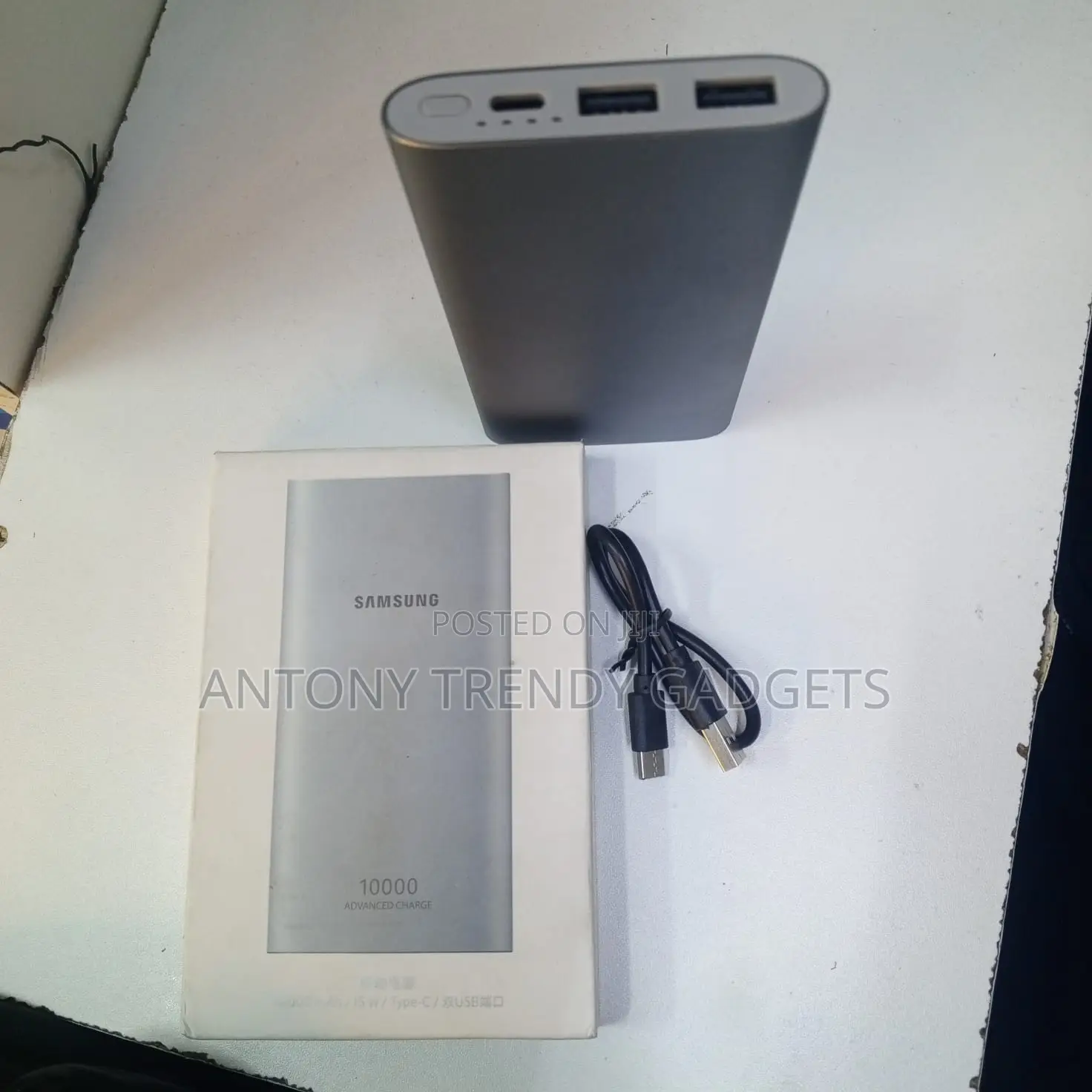 Samsung 10,000mah Fast Charge Power Bank With Usb-c & Usb-a