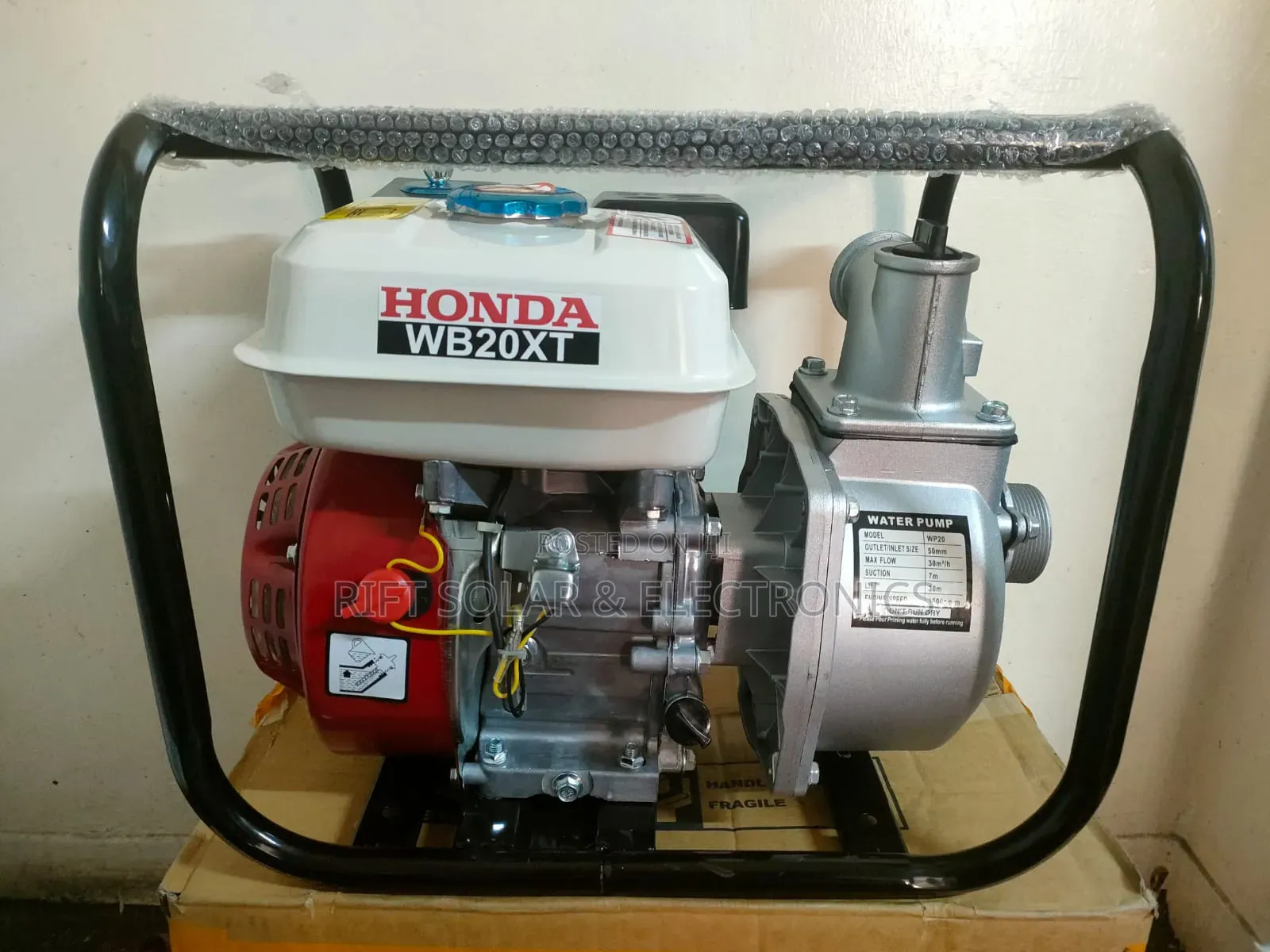 2" Honda Wb20xt Petrol Engine Water Pump 7.5hp Japan Make