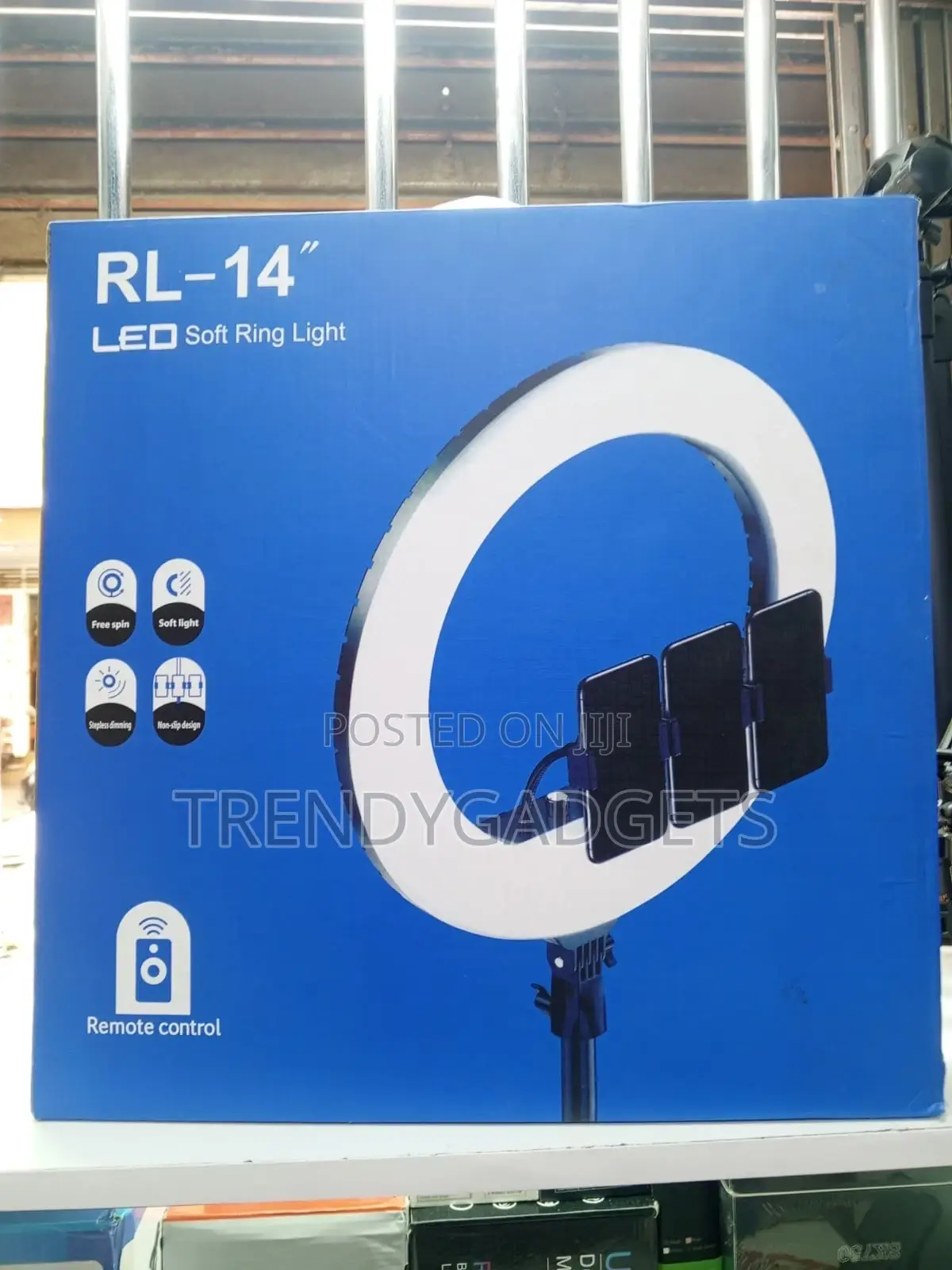 Usb Powered 14-Inch Led Ring Light With Remote Control