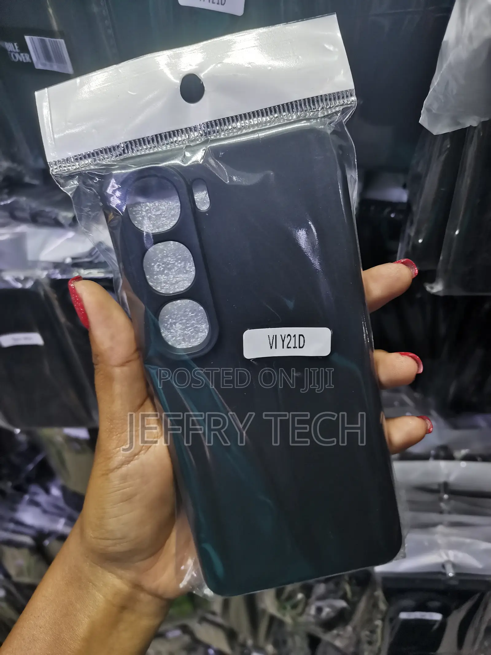 Liramark Silicone Soft Back Cover Case for Vivo Y21d
