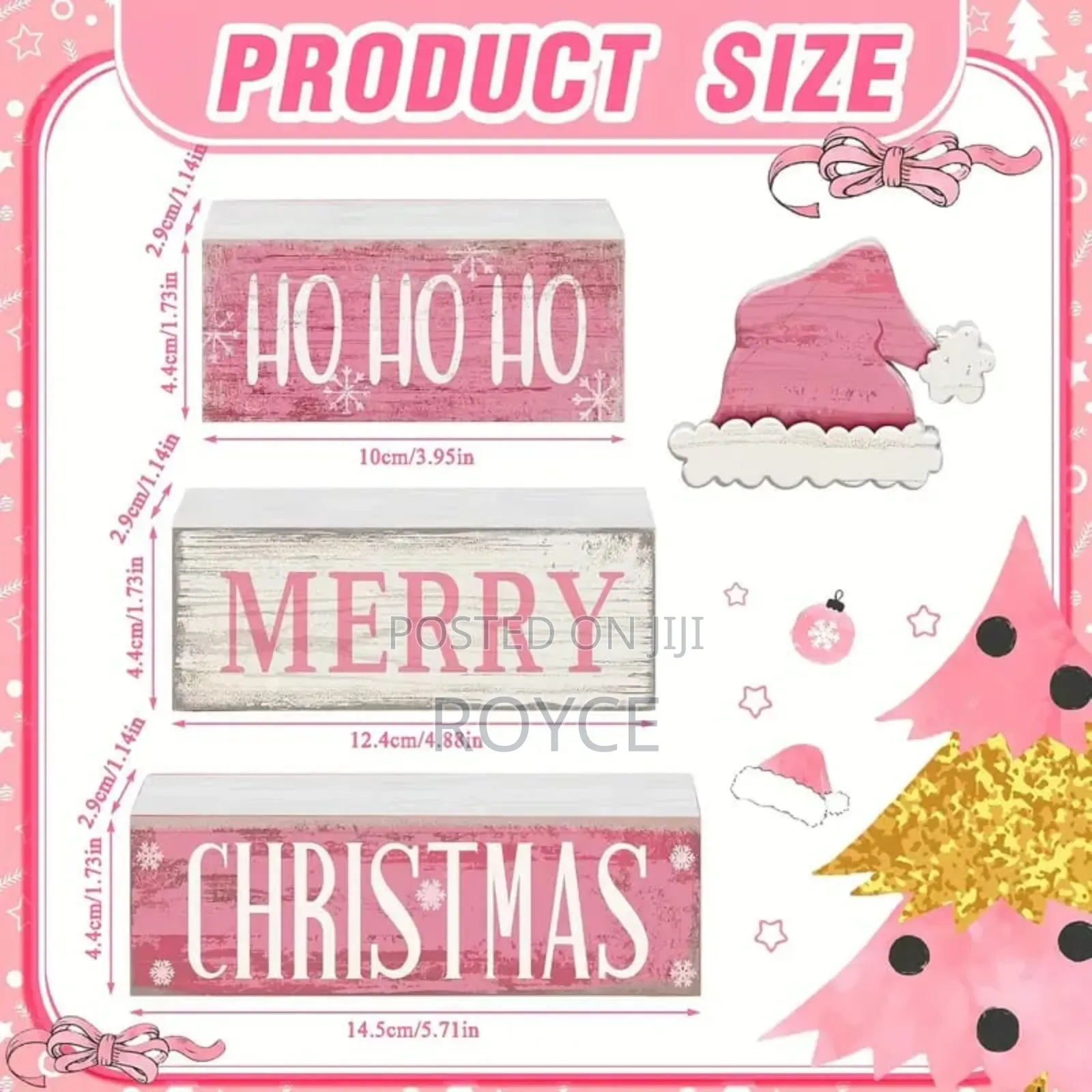 Rustic Wooden Christmas Table Decor