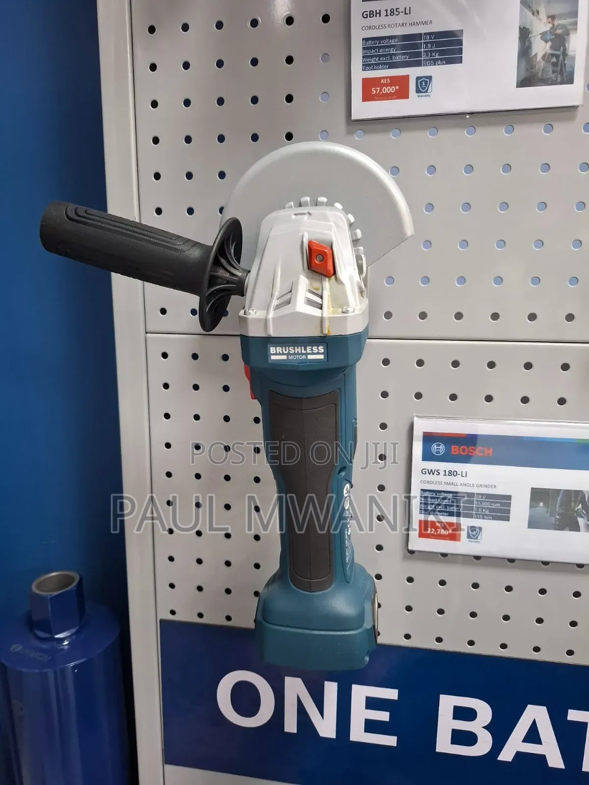 Cordless Angle Grinder Gws 180bli