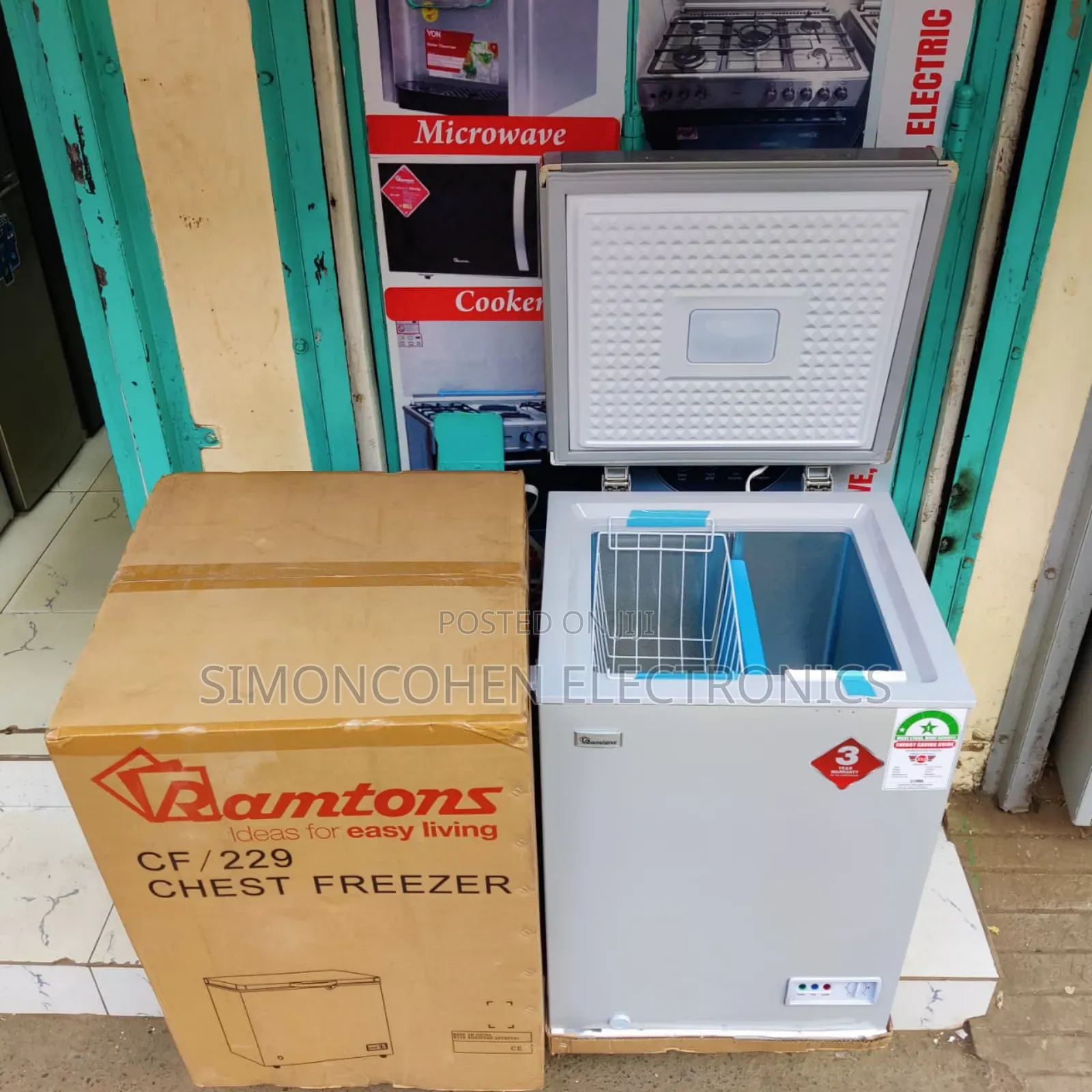 93 Litres Ramtons Chest Freezer