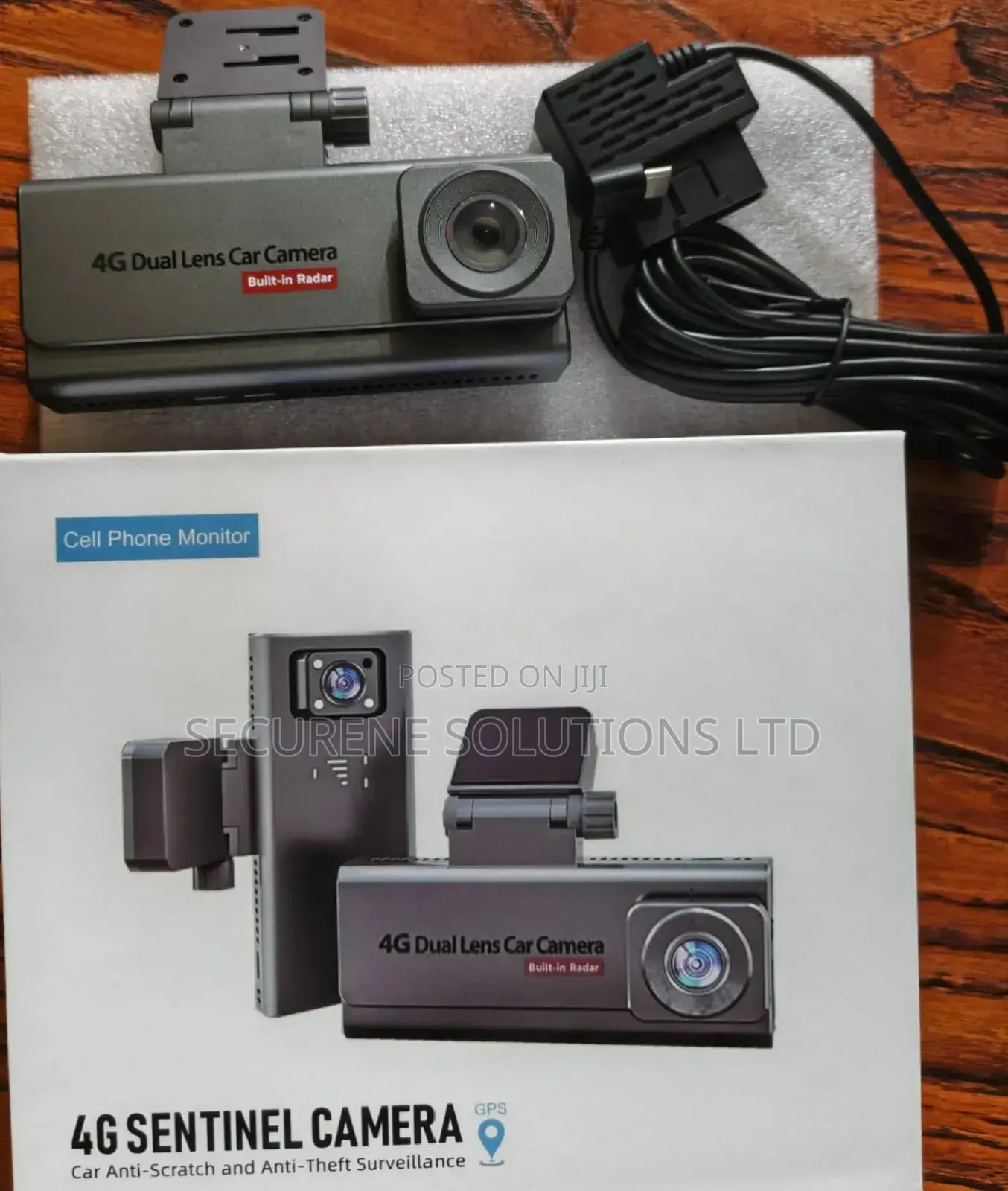 V380 Max 4g Dual Lens Car Camera/ Dash Cam
