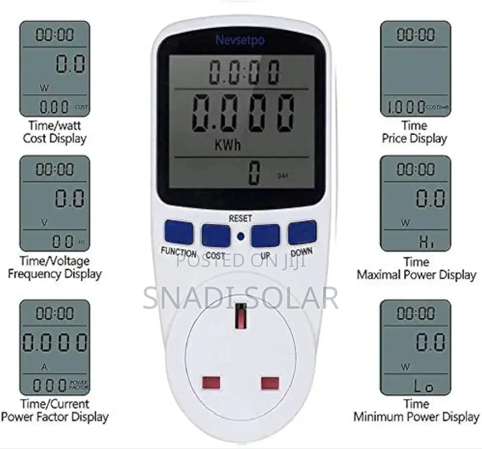 Energy Monitor Meter, Power Consumption Analyser