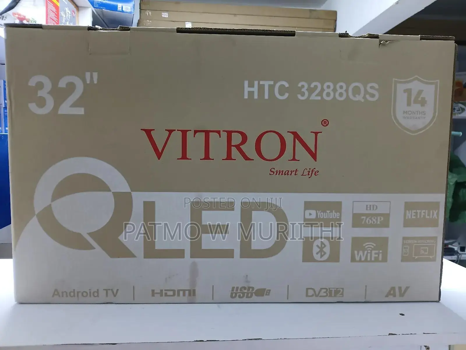 Vitron 32 Inches Qled Frameless Tv