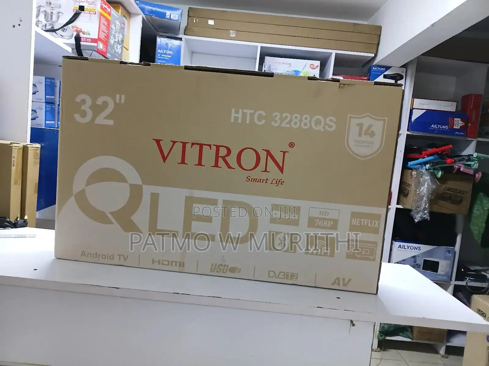Vitron 32 Inches Qled Frameless Tv
