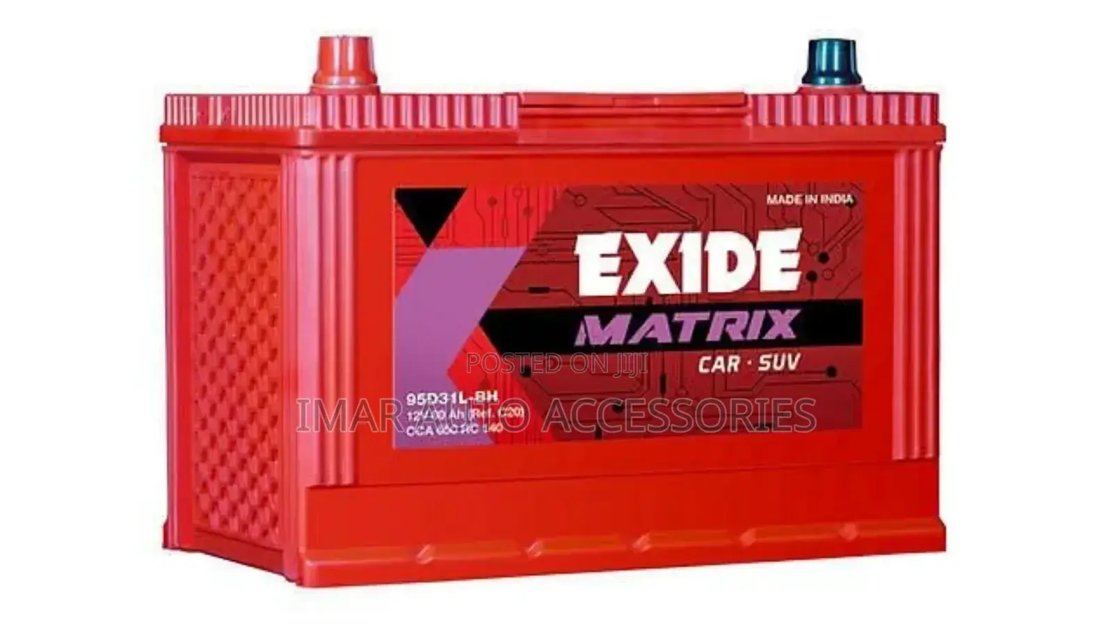 N80 Exide Matrix Battery – 660 Cca | Powerful Durable Car Battery.