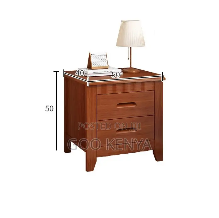Home Cabinet; Minimalist Solid Wood Bedside Cabinet With File Storage