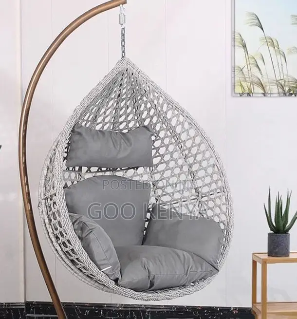 Home Chair; Padded Cushion for Egg-Shaped Hanging Basket Chair