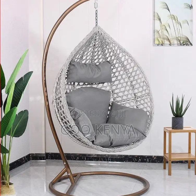 Home Chair; Padded Cushion for Egg-Shaped Hanging Basket Chair