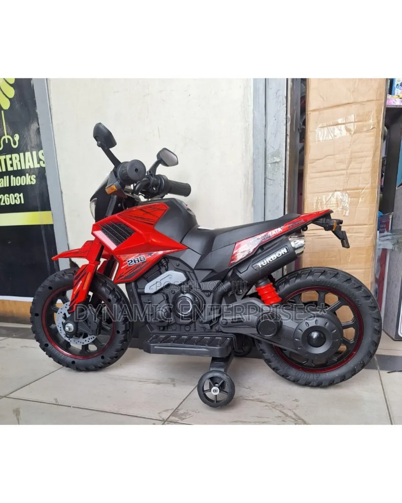 Children's Electric Ride-on Motorcycle.