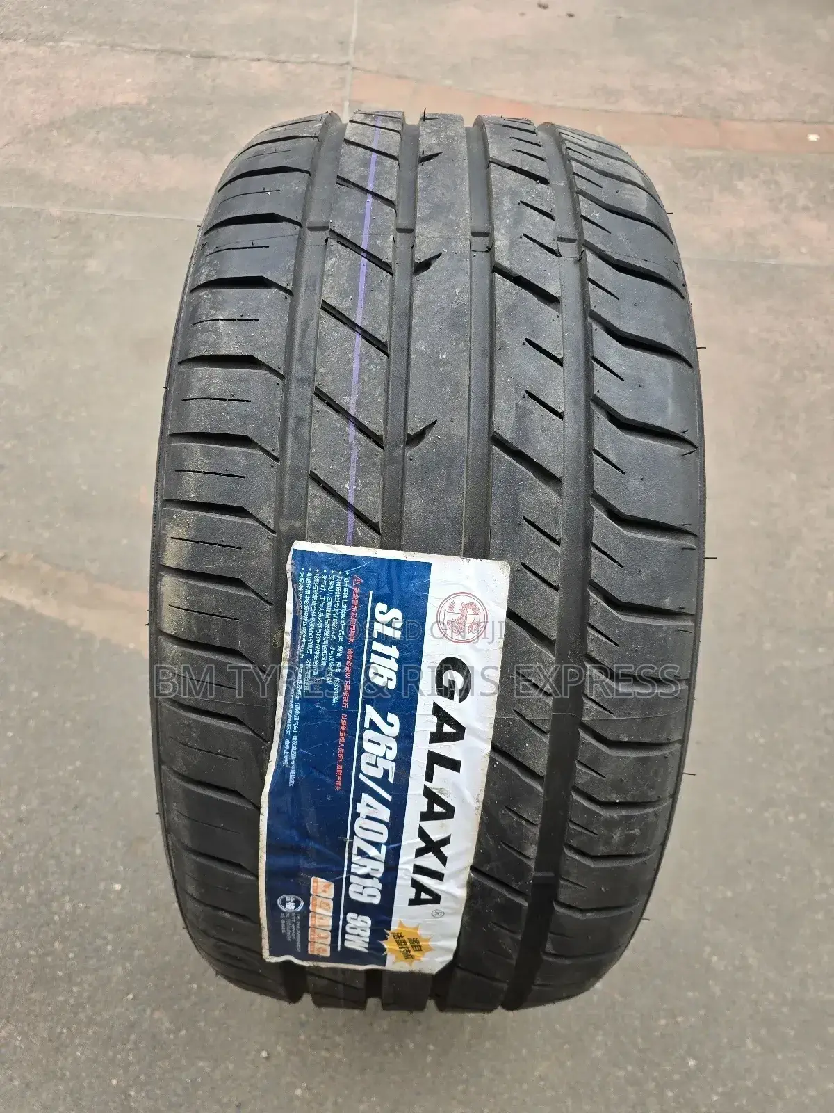 265 /40 R19 Galaxia Tyres.