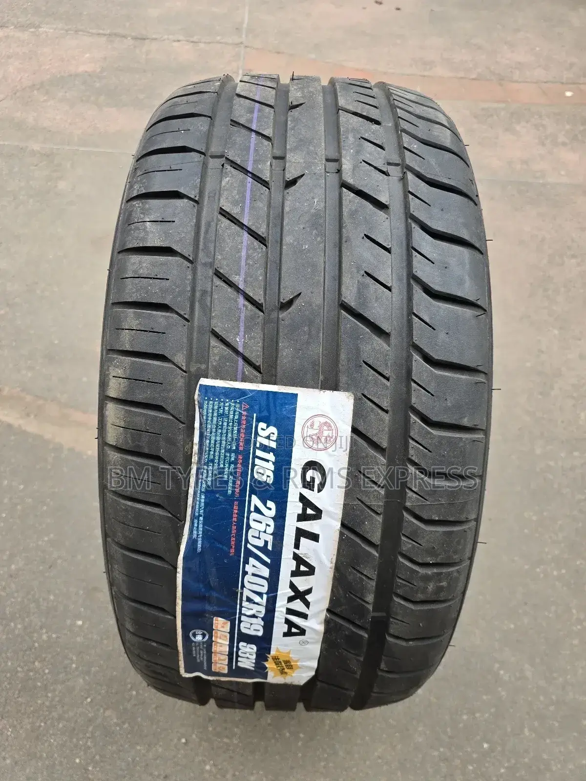 265 /40 R19 Galaxia Tyres.