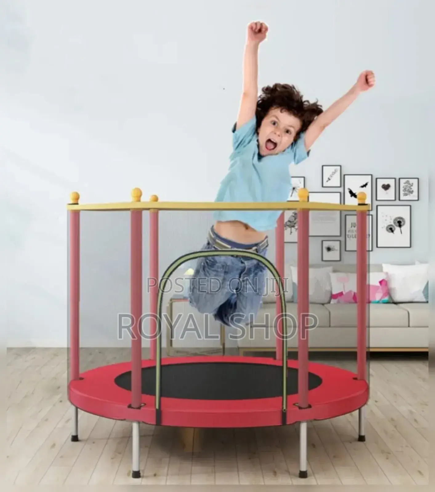 Trampoline With Safety Net