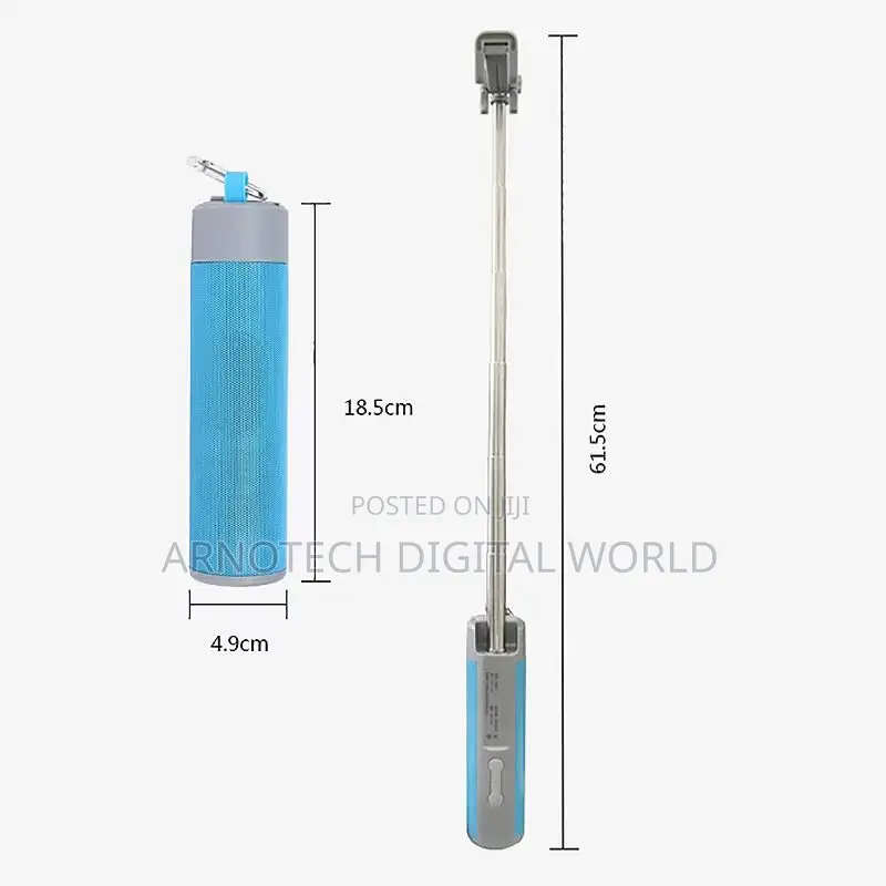 Portable Mini Speaker 5 In1 With Flashlight Power Bank Outdoor Speaker