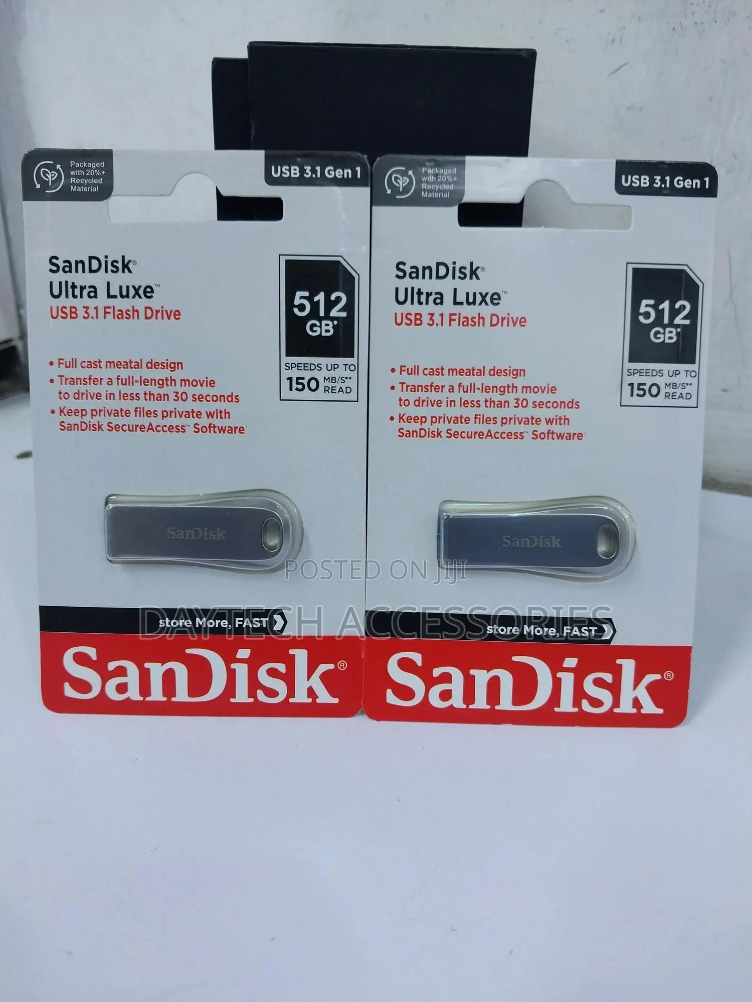 Sandisk Ultra Luxe Usb 3.1 Gen 1 512gb Flash Drive.