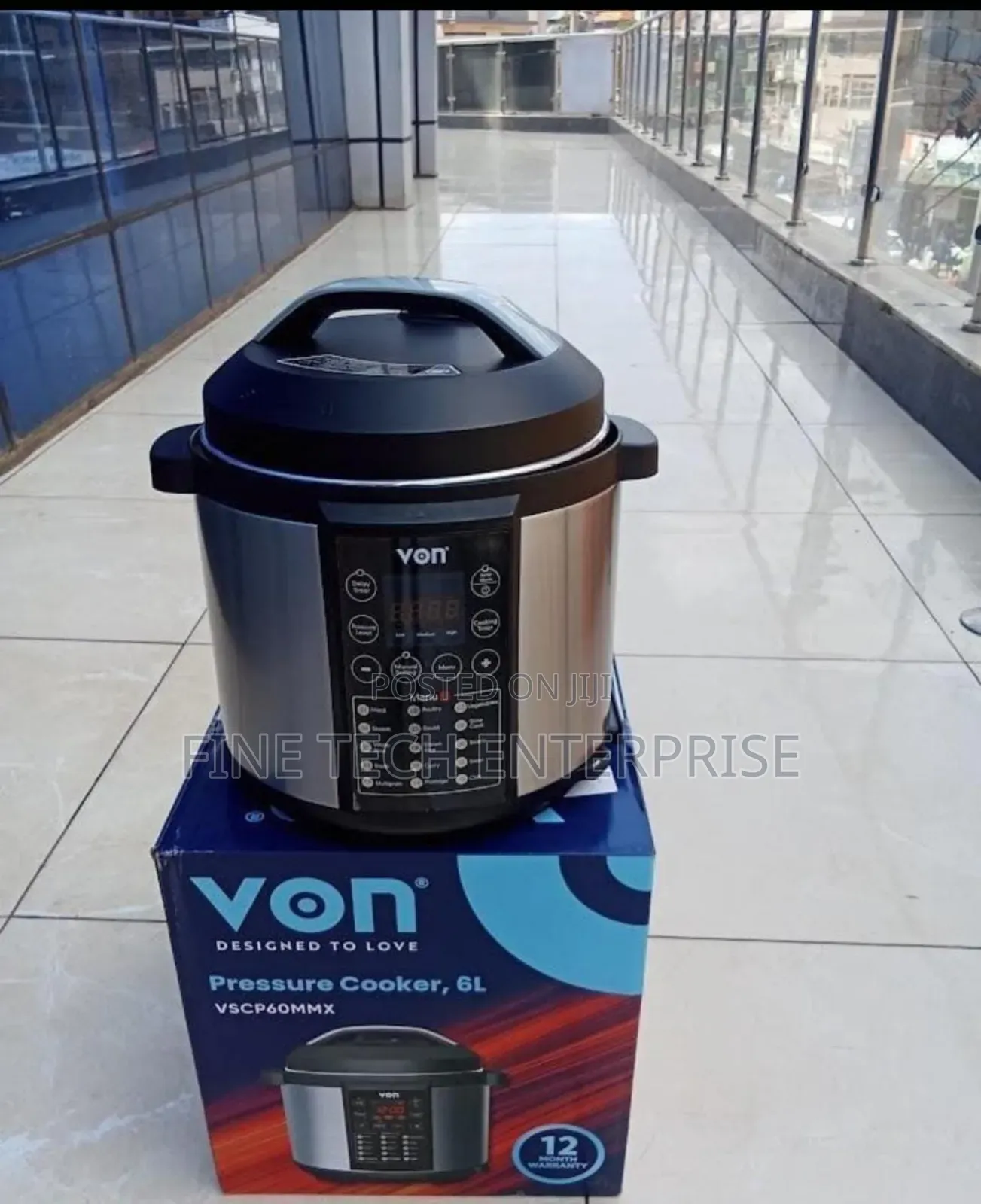 Von 6l Electric Pressure Cooker