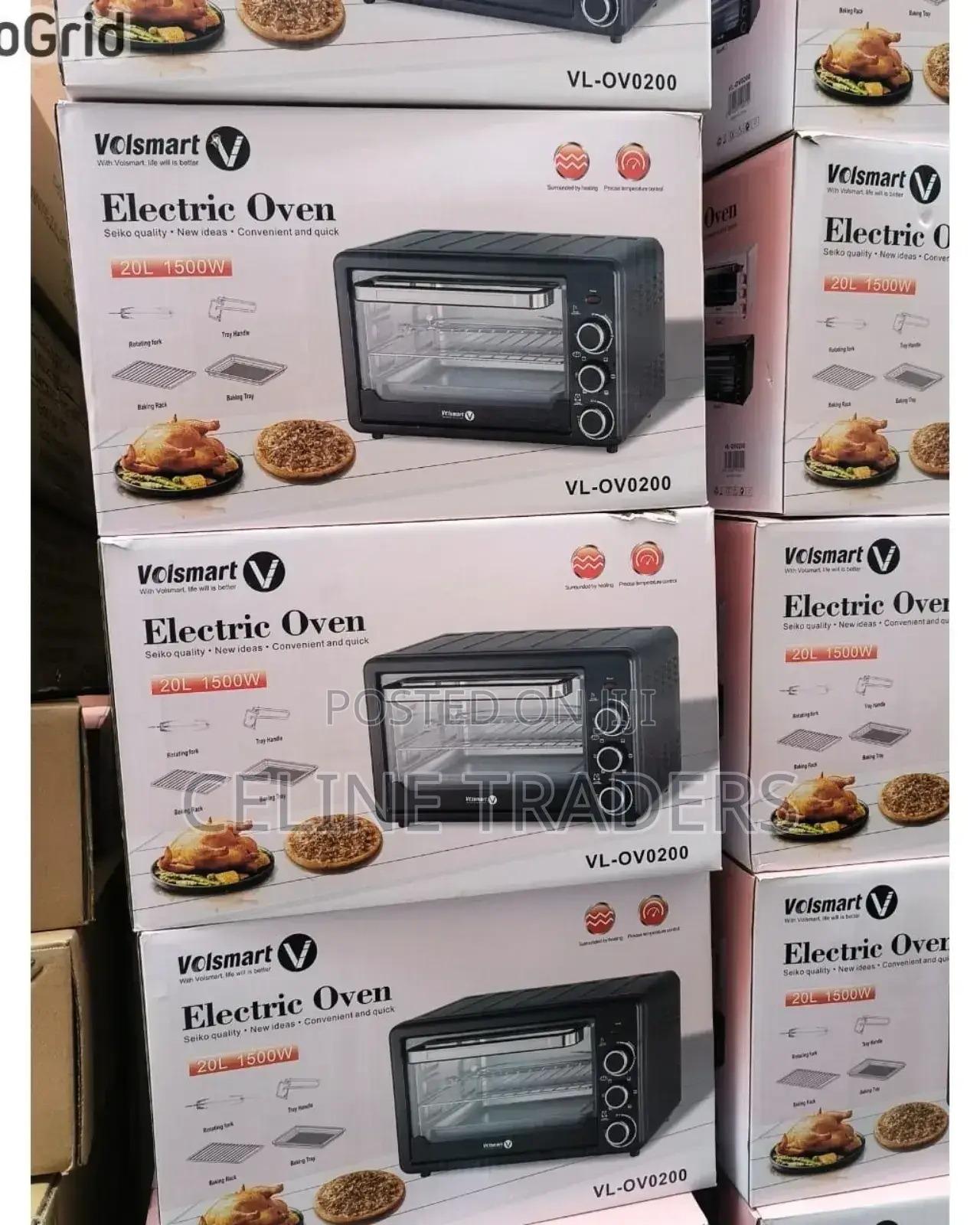 Volsmart Vl-Ovo200 20litres Electric Oven