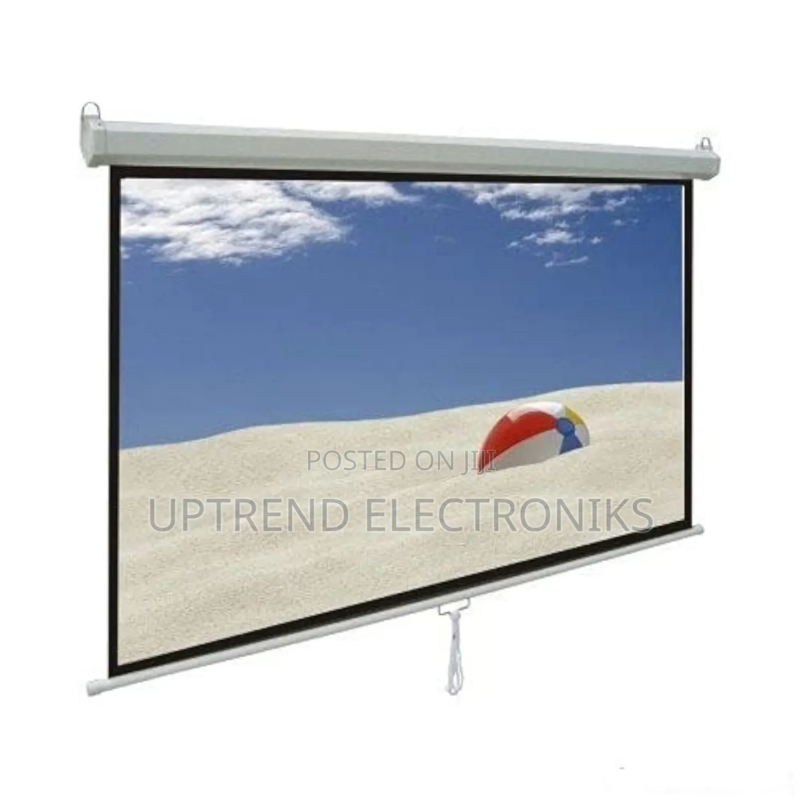 Manual Projector Screen 240×240 – Wide Display For Serious Viewing!