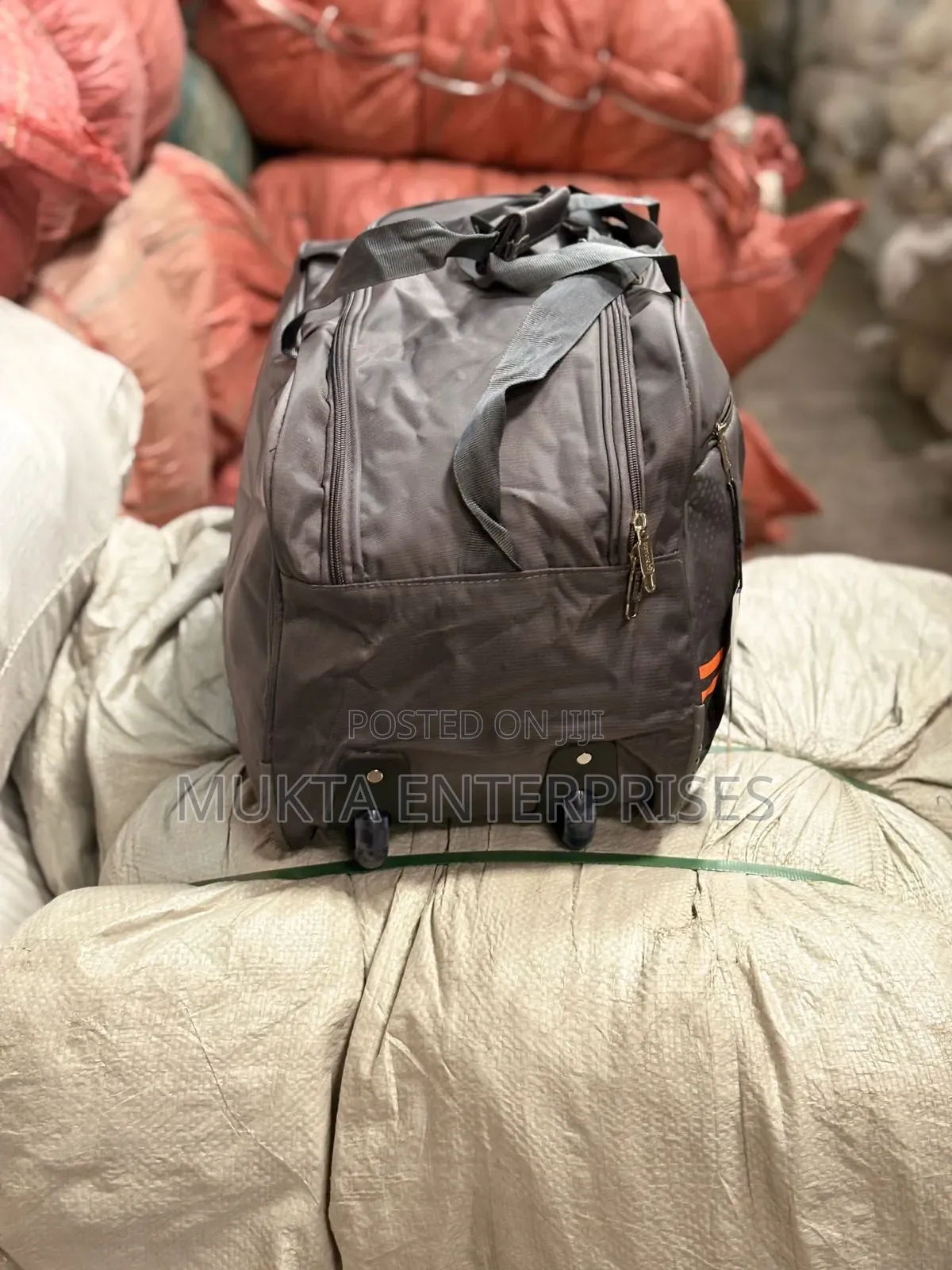 Travelling Bag Jecard Trolley Wheel 22"