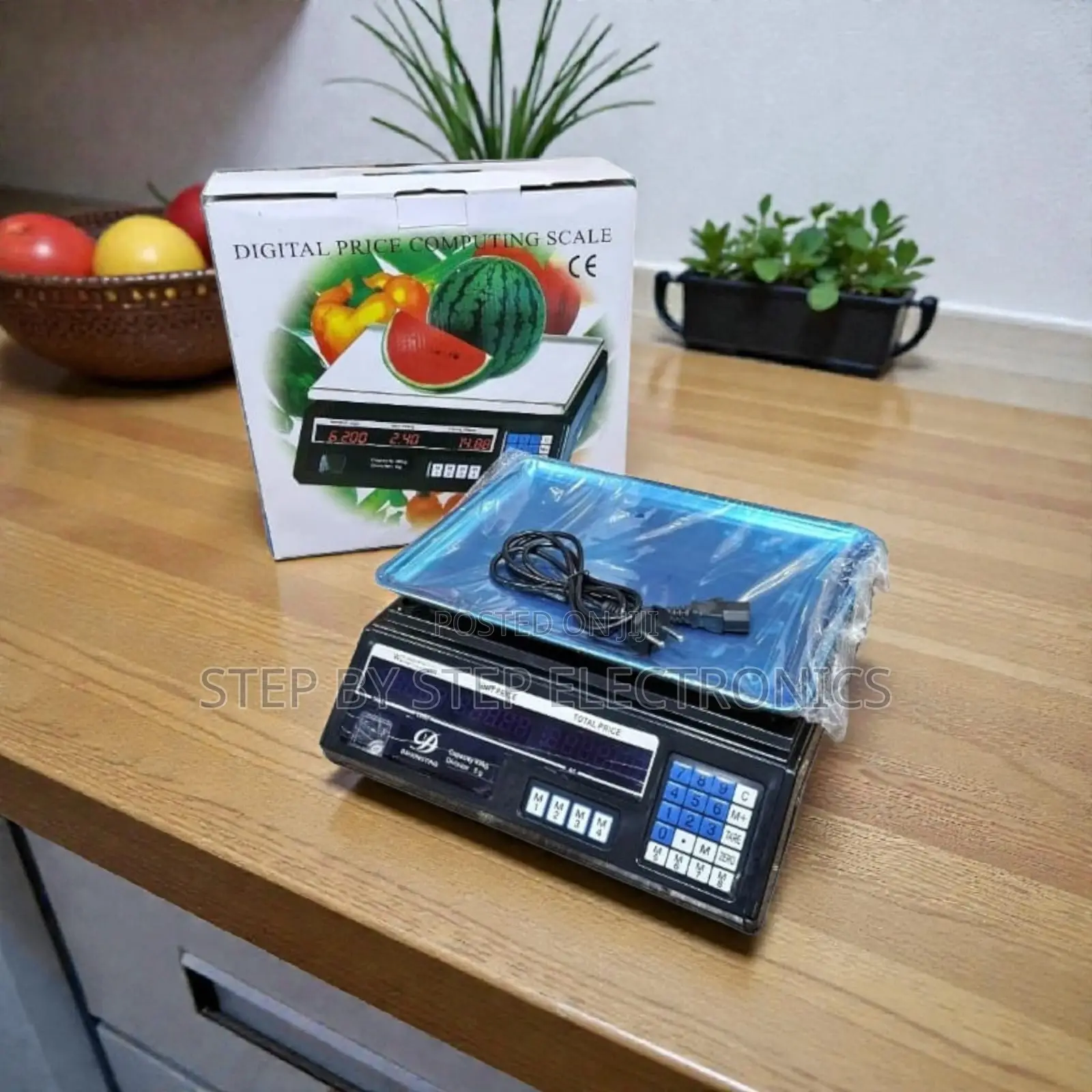 Heavy Duty Acs40 40kg Digital Price Scale Led Display Battery