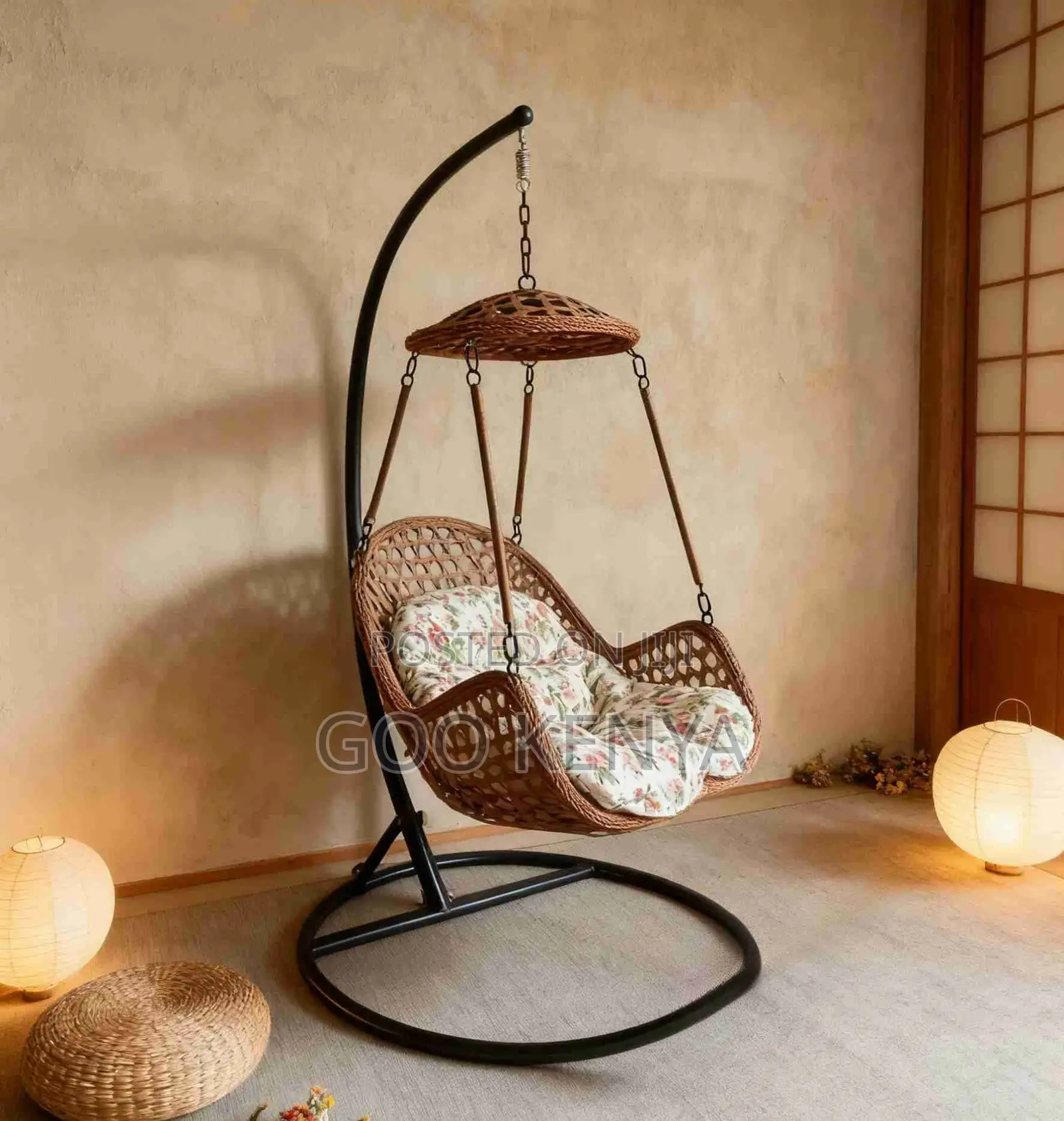 Home Chair; Rope Bird’S Nest Hanging Chair for Living Room Bedroom
