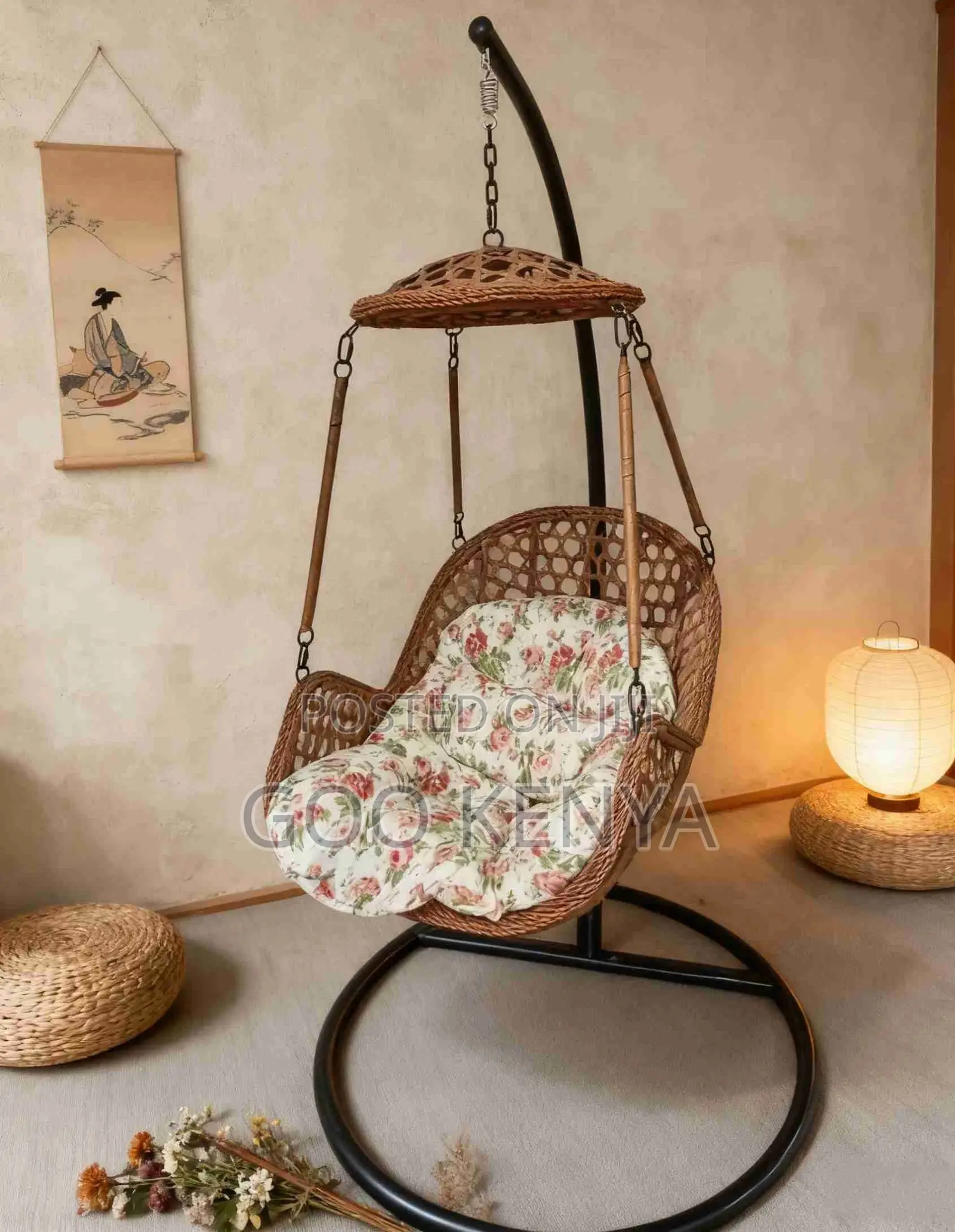Home Chair; Rope Bird’S Nest Hanging Chair for Living Room Bedroom