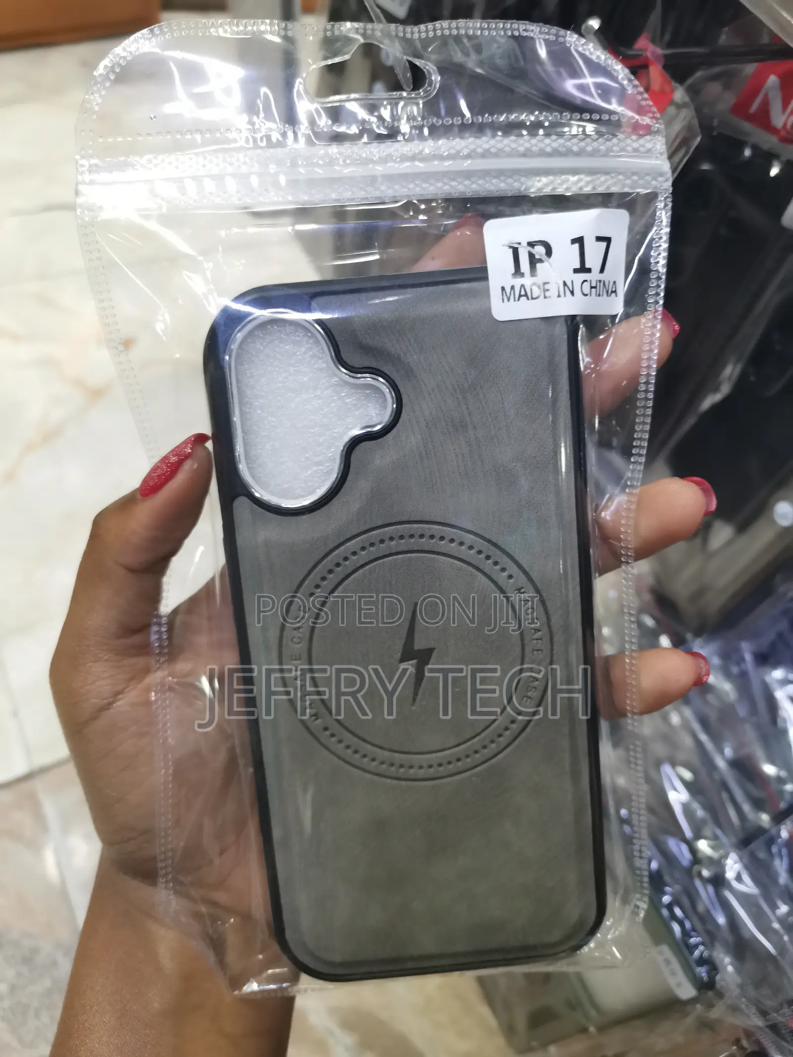 Premium Leather Soft Back Case Cover for iPhone 17