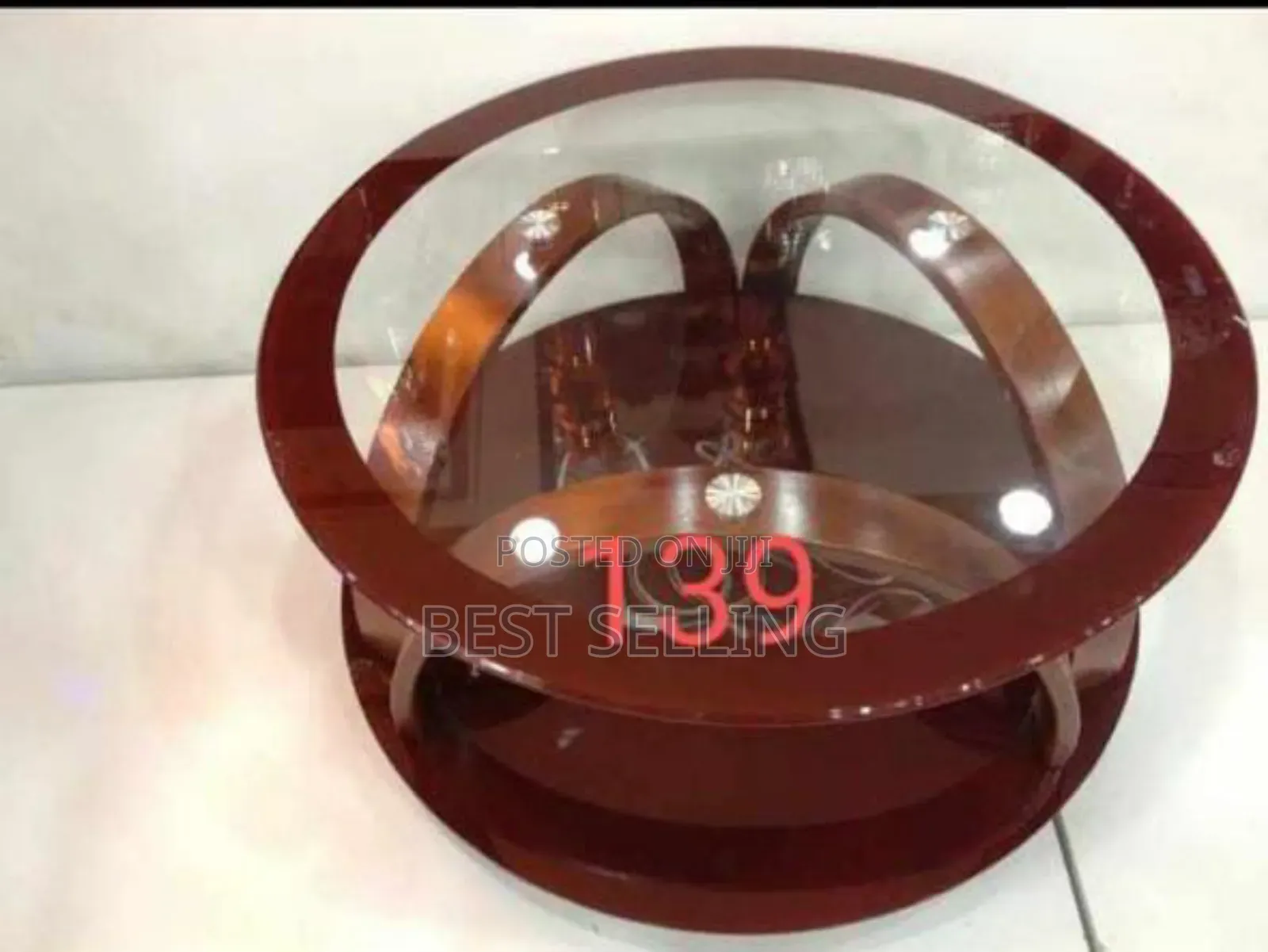 Round Brown Coffee Table