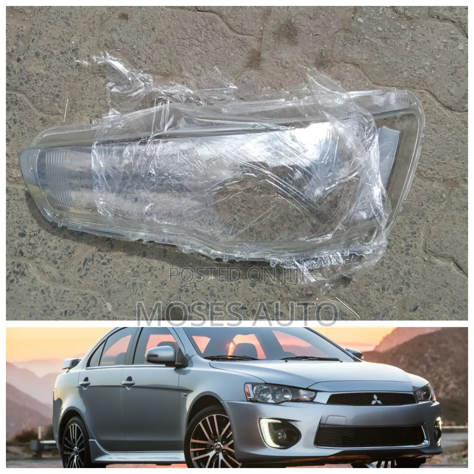 Mitsubishi Lancer Headlight Lens