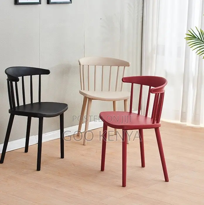 Home Chair; Chinese Stackable Plastic Dining Chair for Hotels Cafes