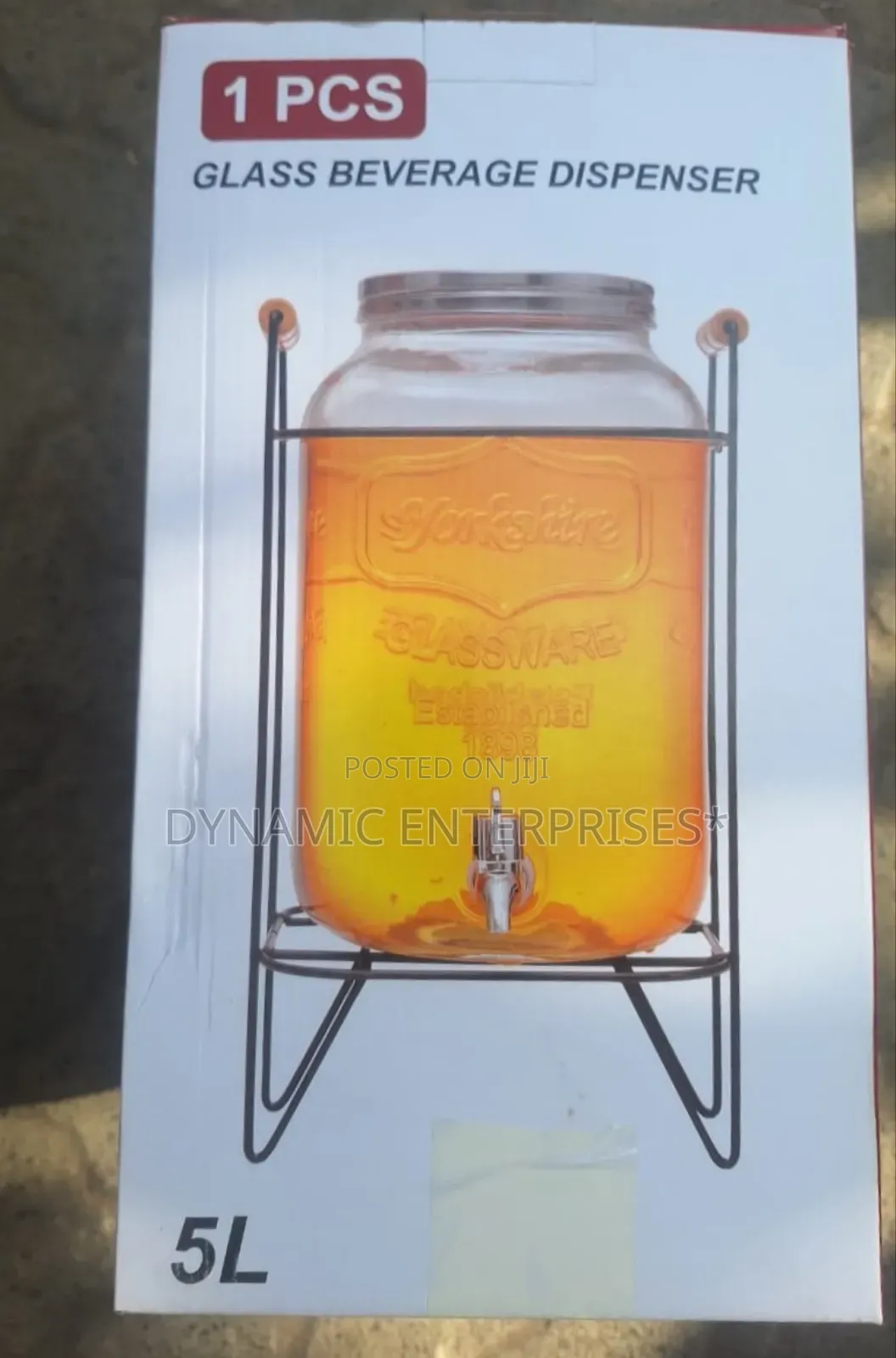Glass Beverage Dispenser