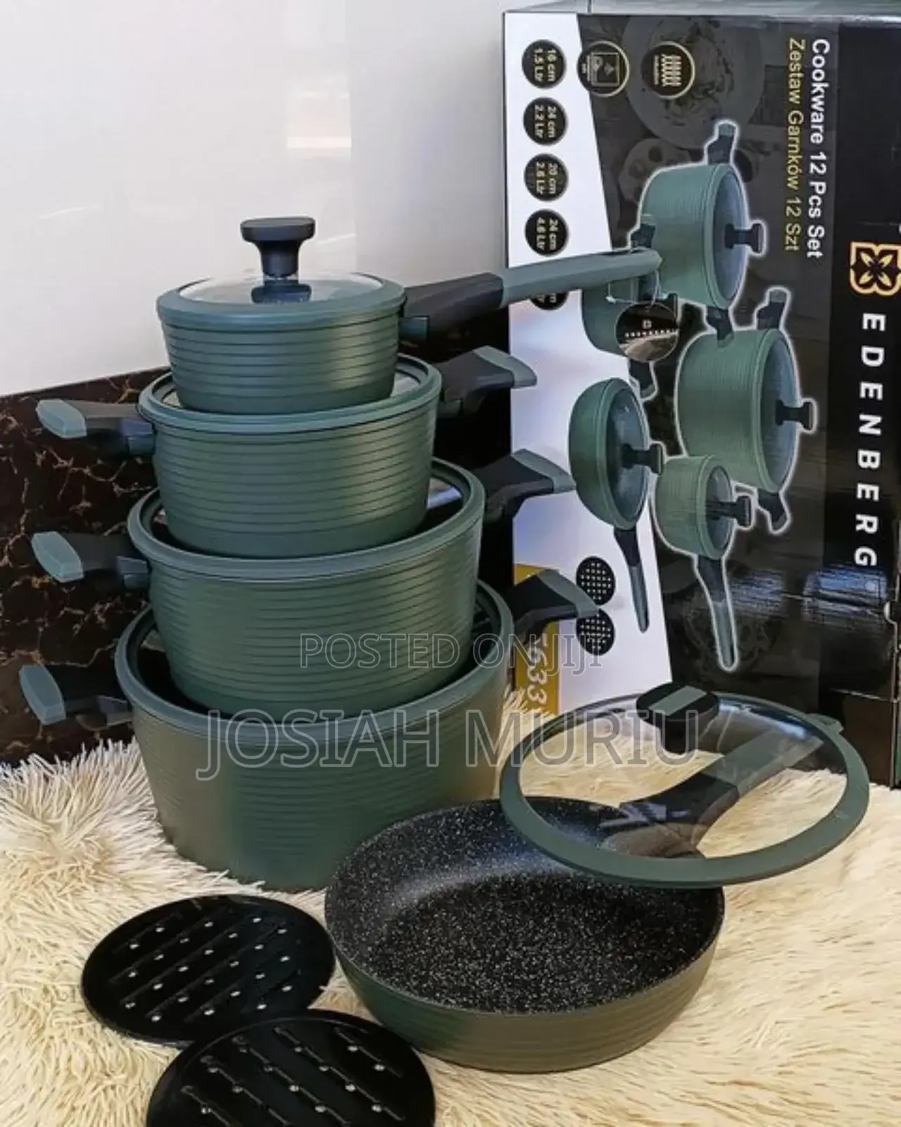 *Edenberg Still Remains the Best Cookware in the Market*
 *12 Pcs*