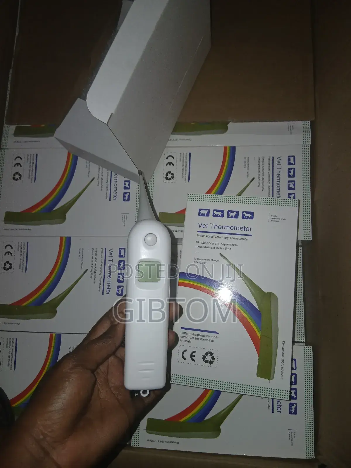 Veterinary Thermometer for Measuring Temperature of Animals
