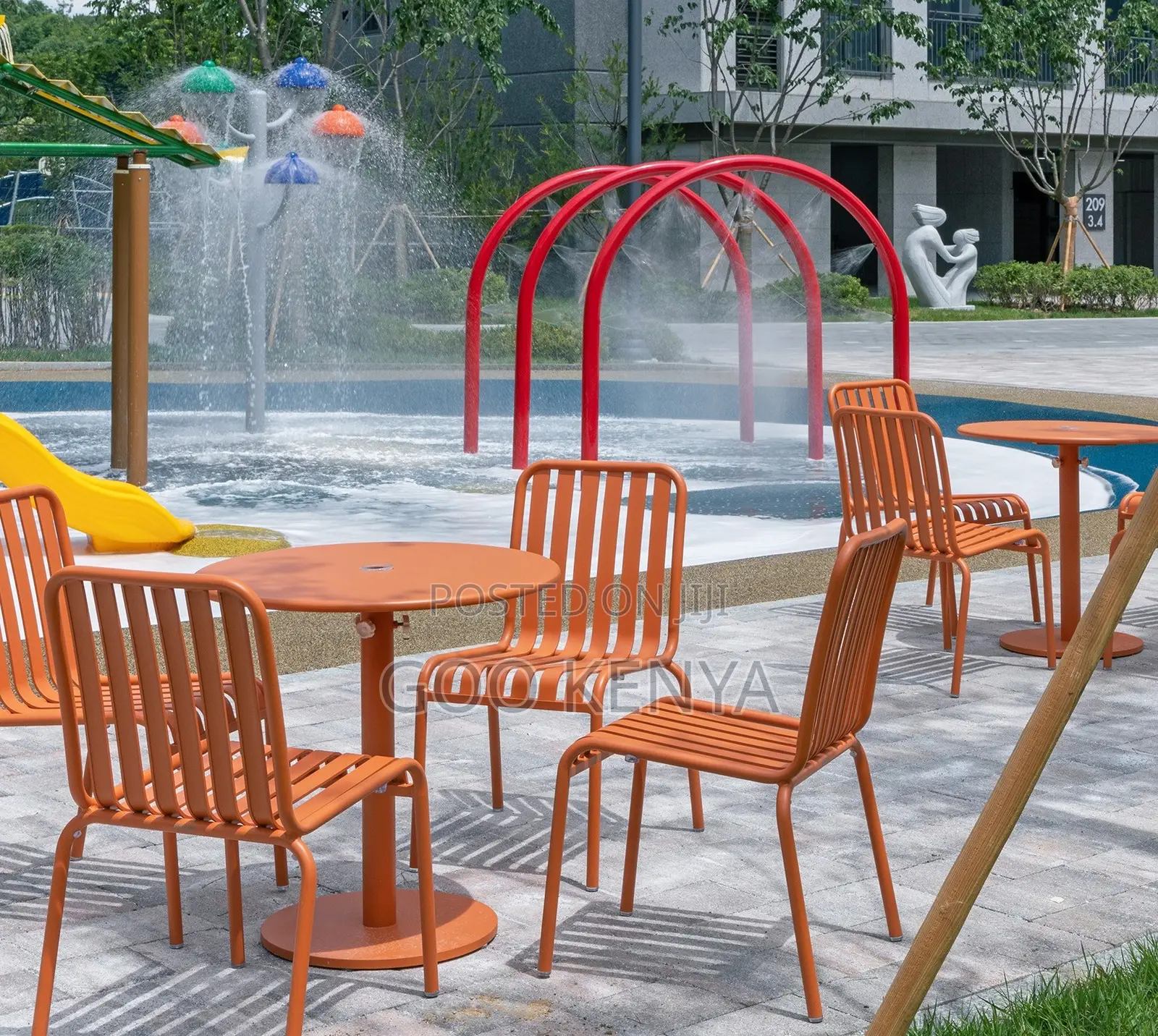 Home Chair; Portable Chromed Heavy-Duty Plastic Guest and Dining Chair