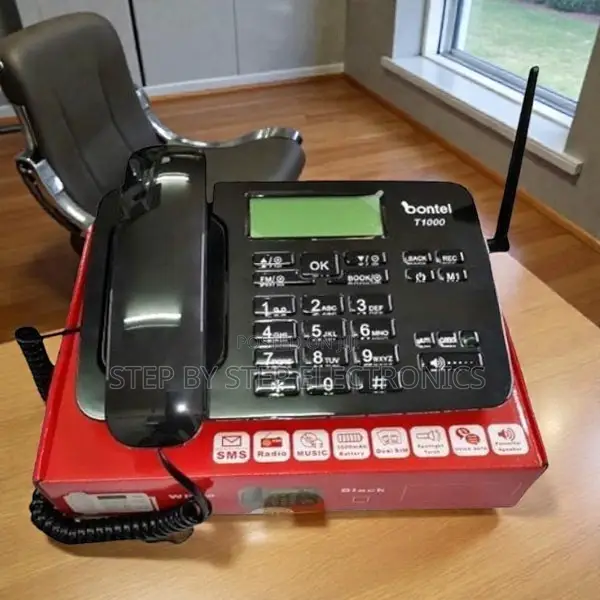 Dual Sim High Performance Bontel T1000 GSM Wireless Landline Phone