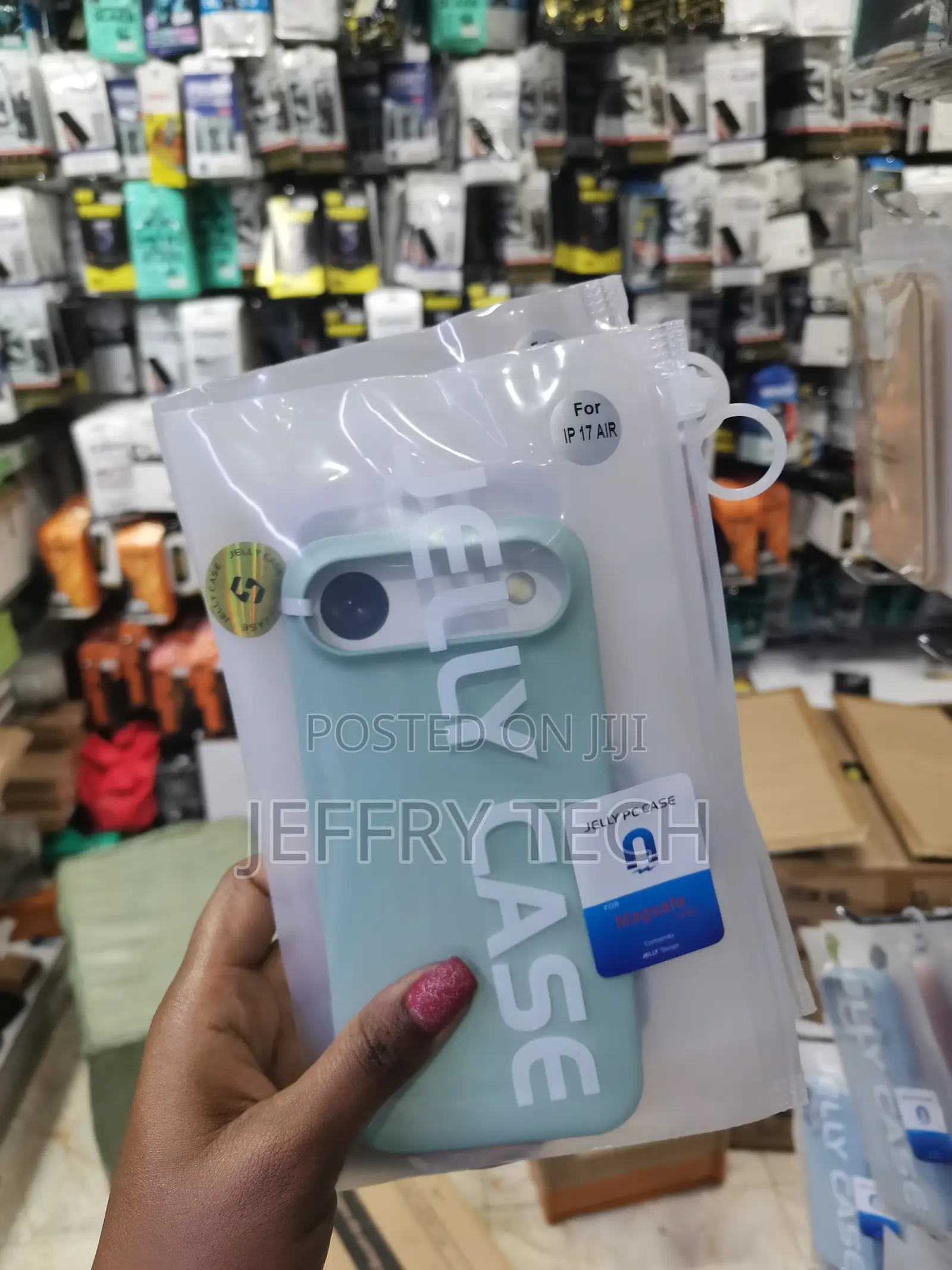 Kediers iPhone 17 Air Pc Hybrid Liquid Jelly Phone Case -Green