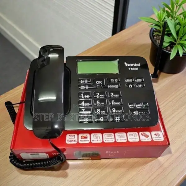 Strong Signal LCD Screen Bontel T1000 GSM Fixed Wireless Deskphone