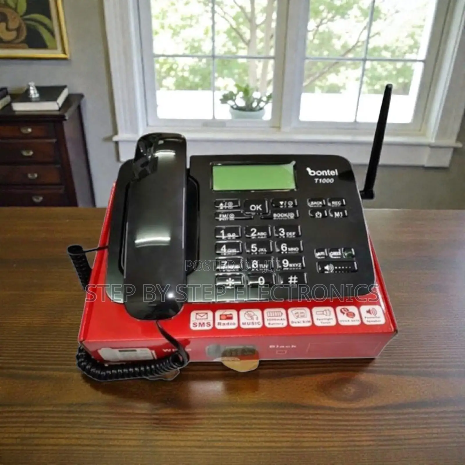 Dual Sim Noise Reduction Bontel T1000 GSM Fixed Desktop Phone