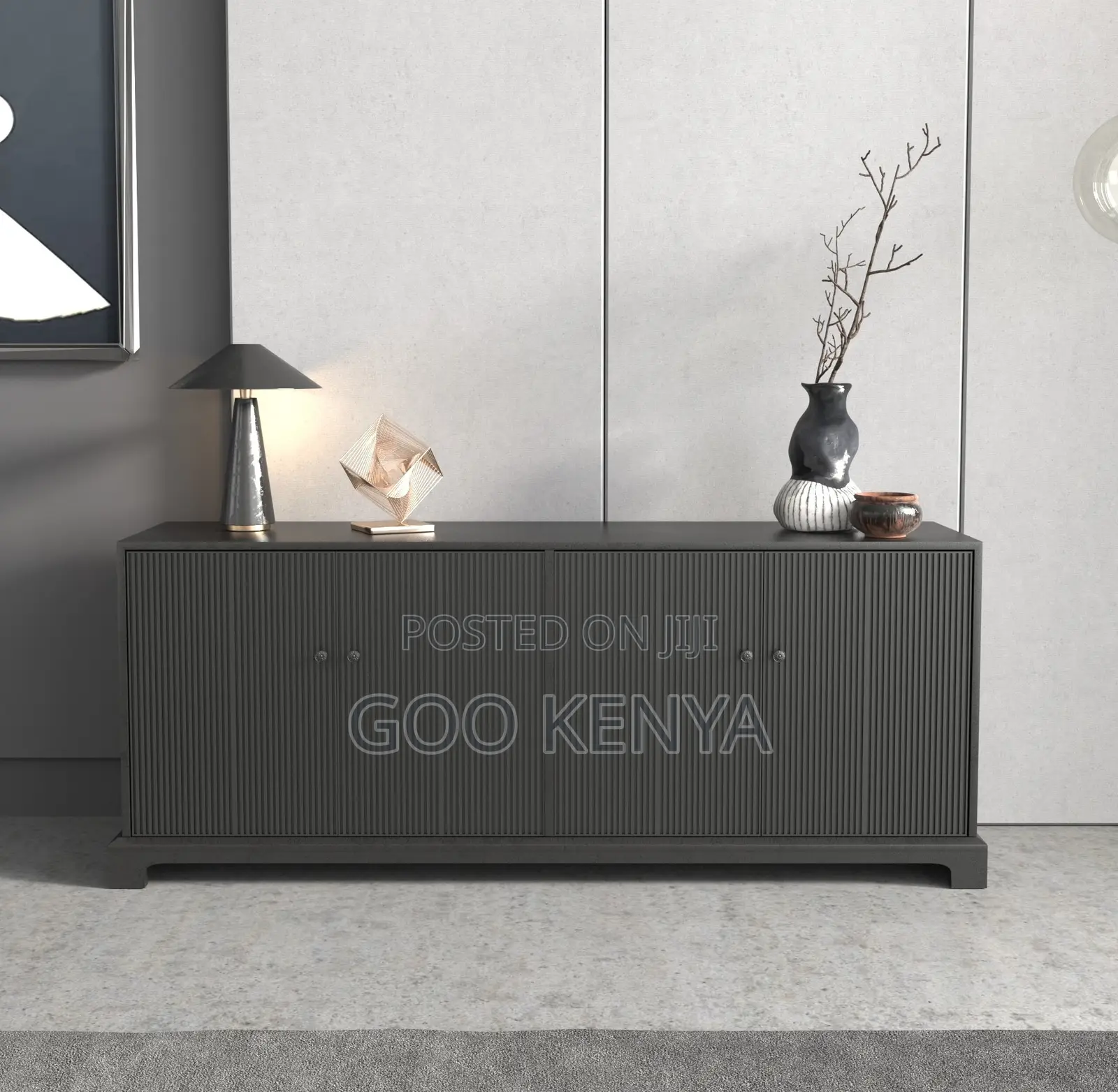 Home Tv Cabinet;High-End Living Room Tv Unit With Modern Line Detail
