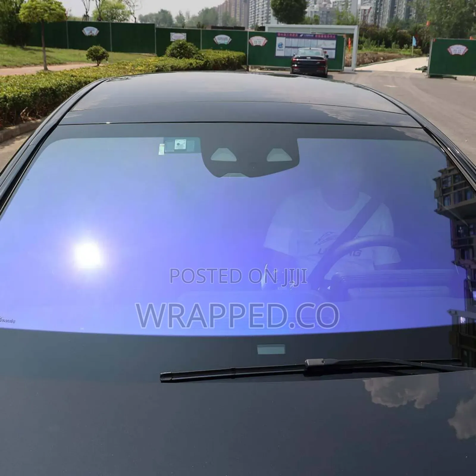 Pure Blue Chameleon Tint Installation | Premium Windshield Tint