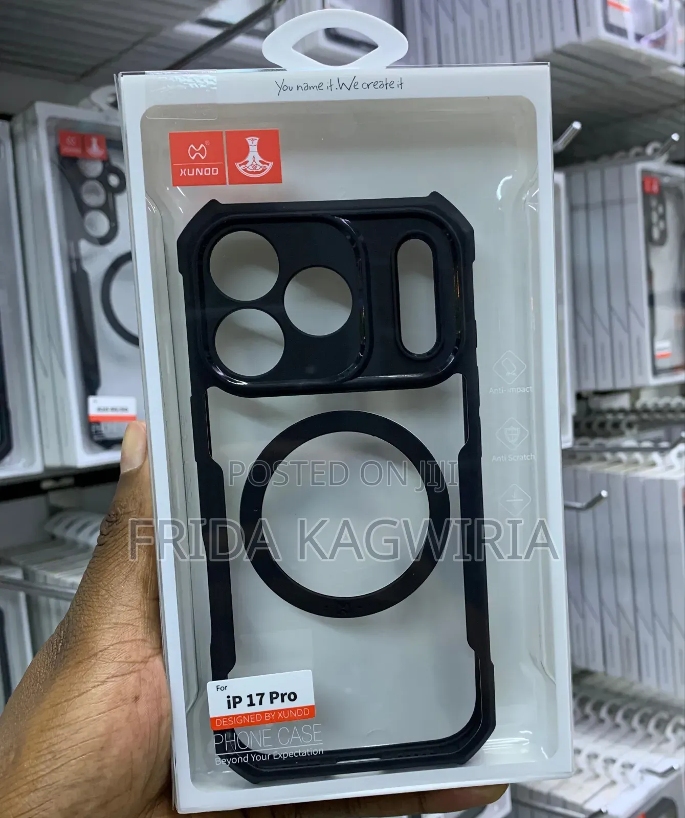 Xundd Shockproof Clear Back Cover For iPhone 17 Pro