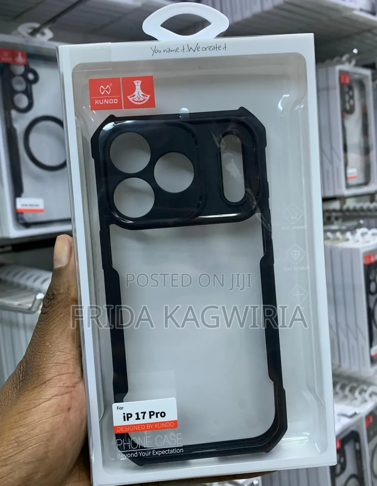 Xundd Shockproof Clear Back Cover For iPhone 17 Pro