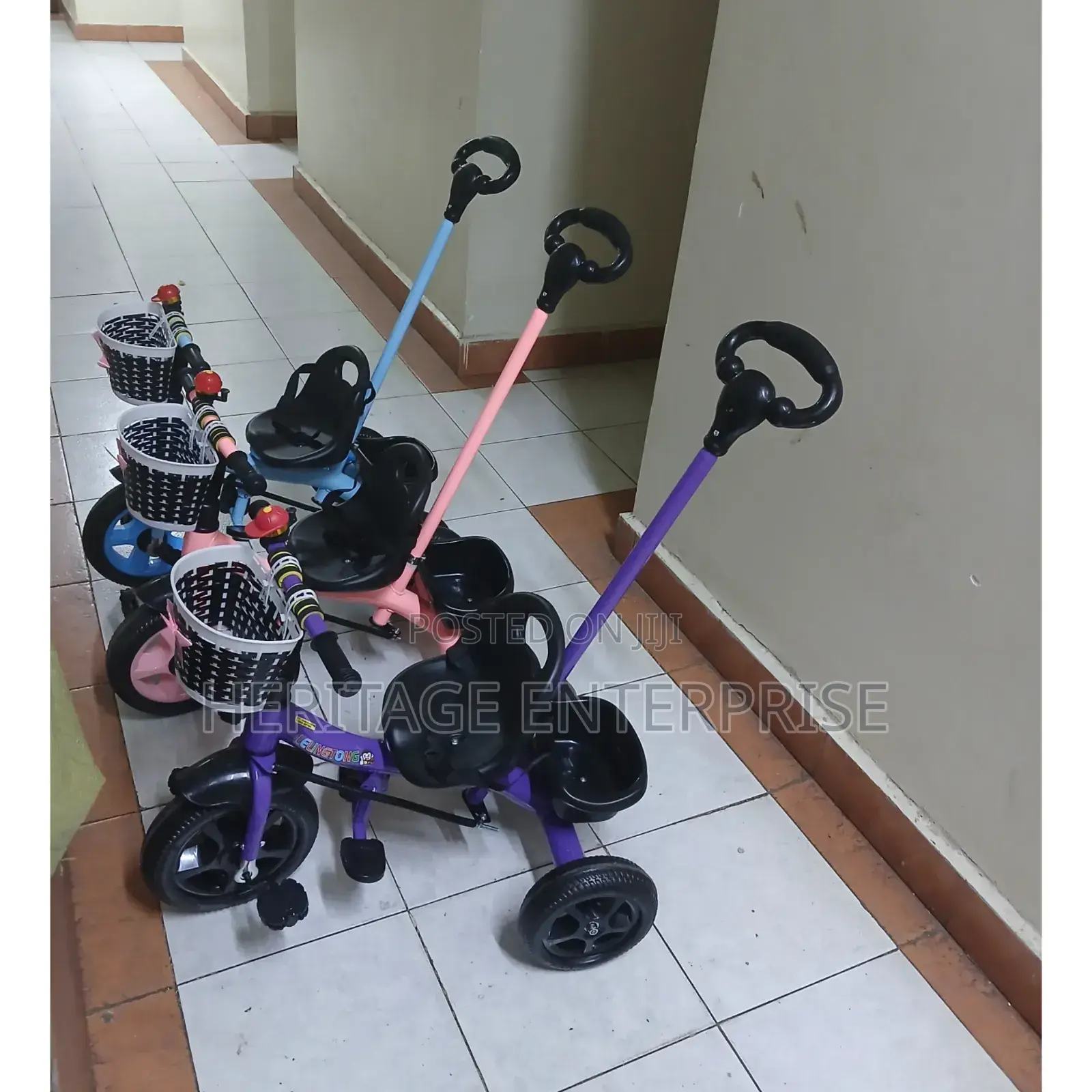 Tricycle , Tricycle With Push Handle
