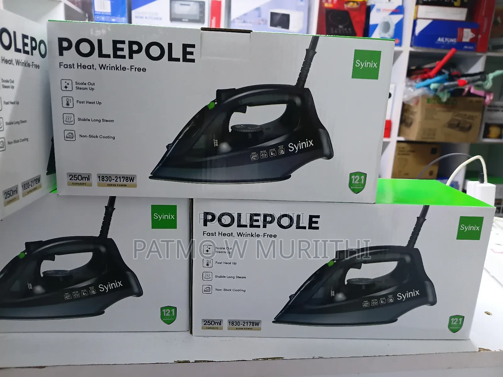Syinix Pole Pole Steam Iron Box