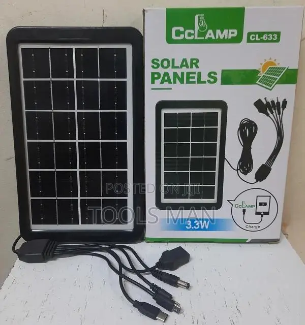6v 3.3v Poly-crystalline Solar Panel Phone Charging.Cclamp Cl-633