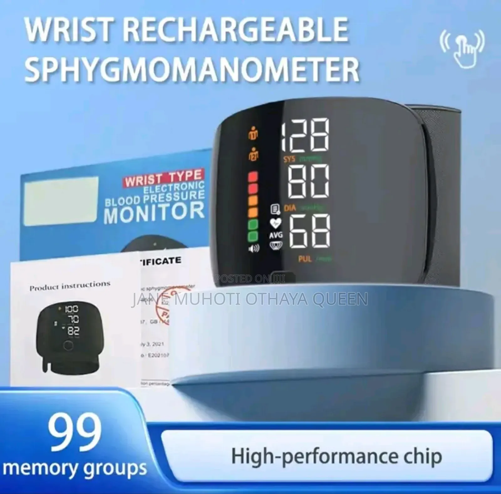 Digital Wrist Blood Pressure