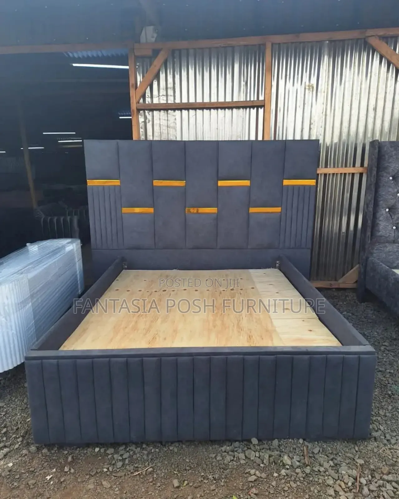 5x6 Modern Panel Bed Frame