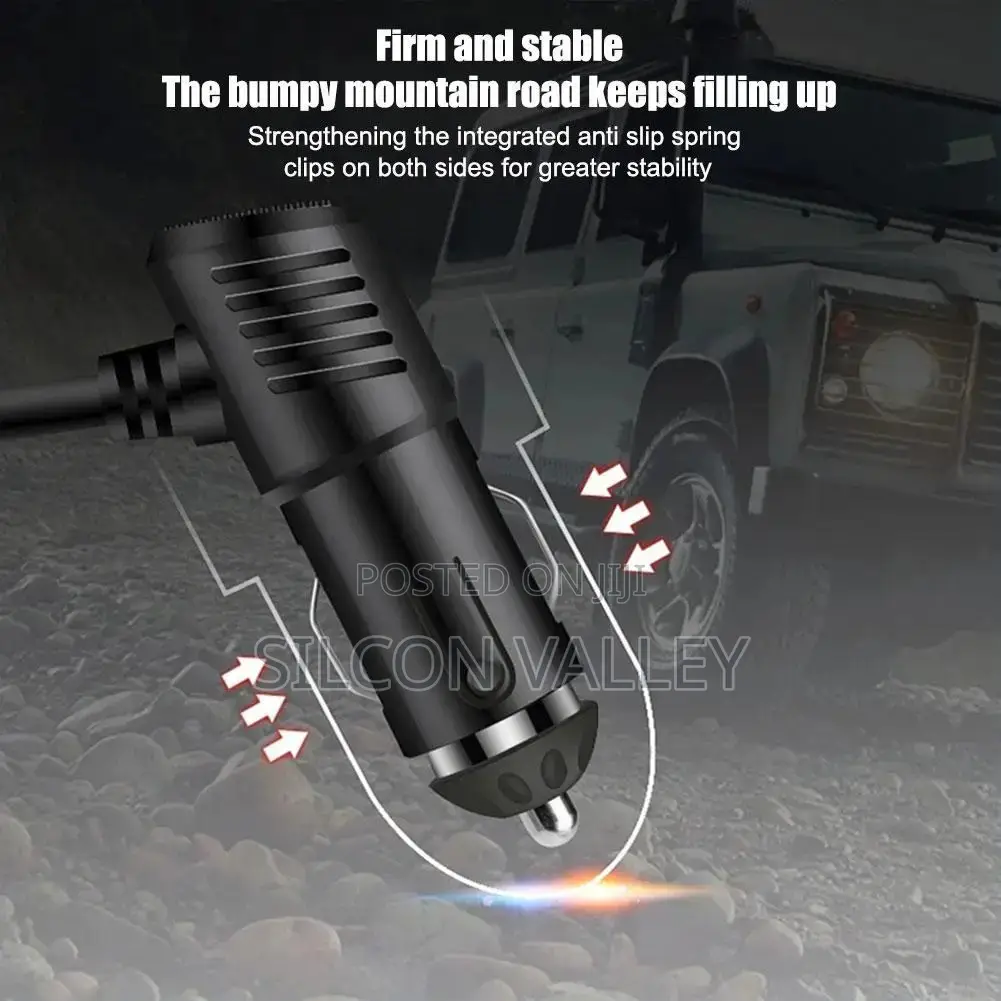 3 in 1 Usb Socket 120w Car Cigarette Lighter Splitter 12v Fast Charger